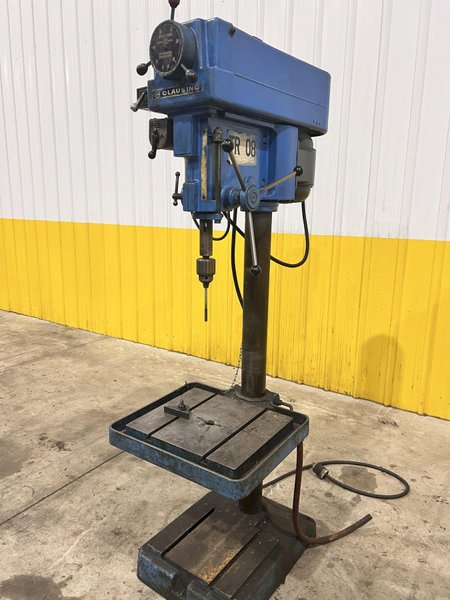 20" CLAUSING MODEL #2276 SINGLE SPINDLE DRILL PRESS:  STOCK #22345