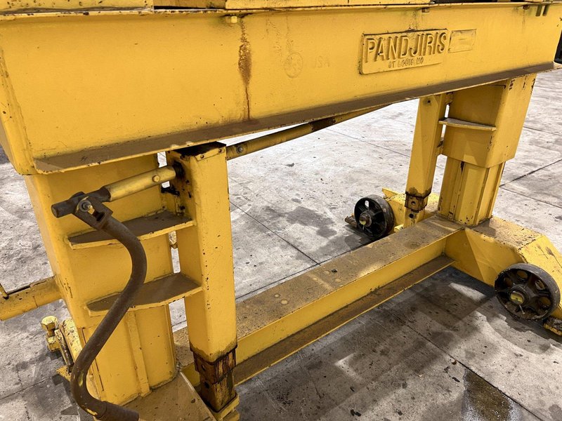 10 TON PANDJIRIS ADJUSTABLE HEIGHT TANK TURNING ROLL STAND: STOCK #18578