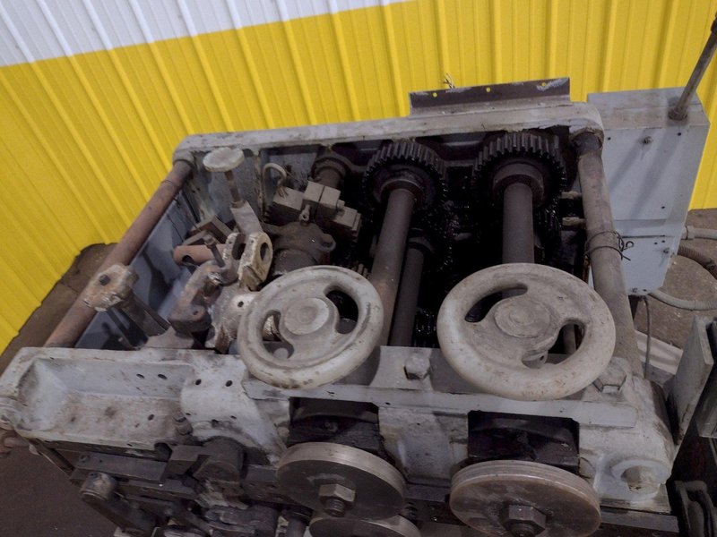 .148" x 2.75" COIL O.D. TORRINGTON MODEL #W12 SPRING COILER / COIL MAKING MACHINE: STOCK #18728