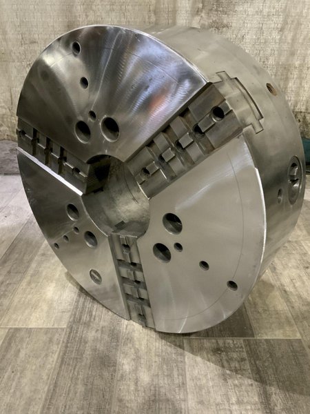 21" WARNER &amp; SWASEY 3 JAW LATHE CHUCK: STOCK #81571