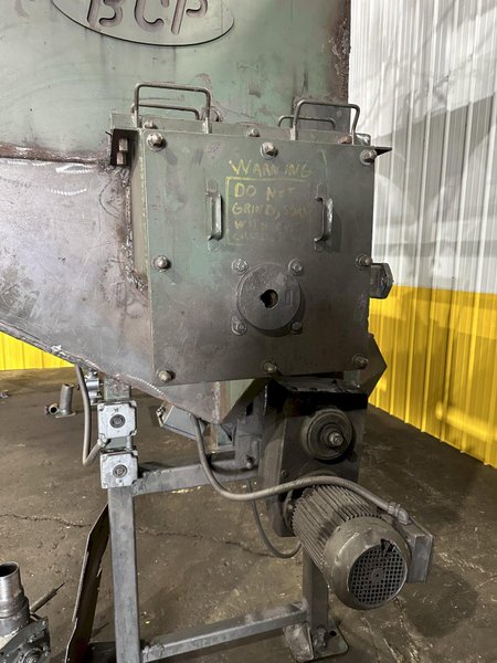 3" BCP MODEL #A4-7620 3-WHEEL COIL BAR PASS -THROUGH BLAST MACHINE, RECLAIM &amp; DUST COLLECTOR: STOCK #20000