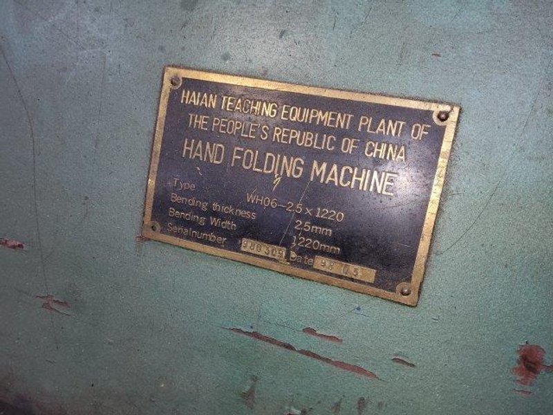 HAIAN MANUAL FINGER / BOX &amp; PAN BRAKE: YOBRO #26474