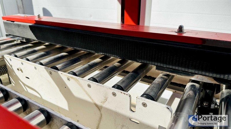 Eagle T100 Carton Sealer  |  Side Driven Belts  |  Top and Bottom 3” Tape Heads  |  Adjustable Carton Sealer