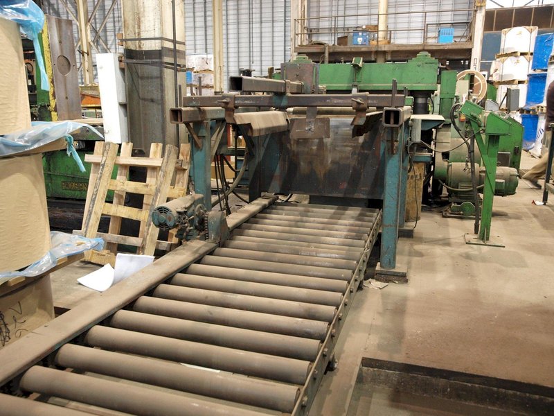 25,000 LB x 36" WIDE x .040" GAUGE PAXSON/LITTELL CUT-TO-LENGTH LINE. STOCK #0741022.