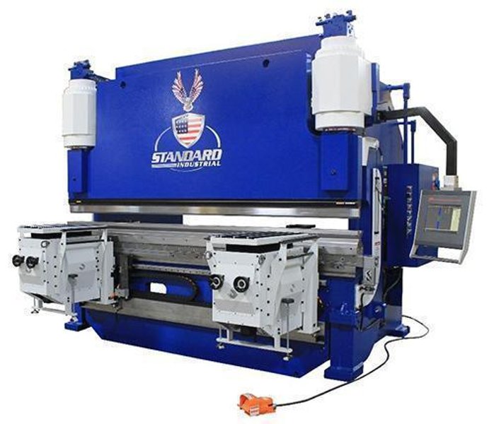 1 - NEW STANDARD INDUSTRIAL HYDRAULIC PRESS BRAKE WITH SERVO Y1-Y2, MODEL #: EV90-14