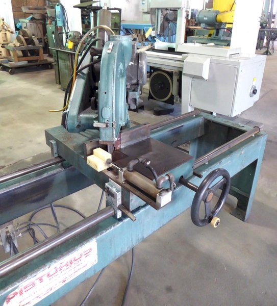 12" Pistorius Double Miter Chop Saw DC12P, Pneumatic Downfeed, 3 HP