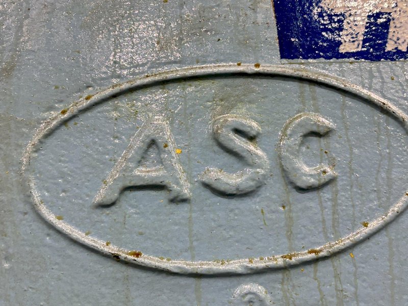 20,000 LBS X 60" ASC MODEL 20/25W DOUBLE END POWERED UNCOILER WITH ASC 30M COIL CAR. STOCK # 0234725