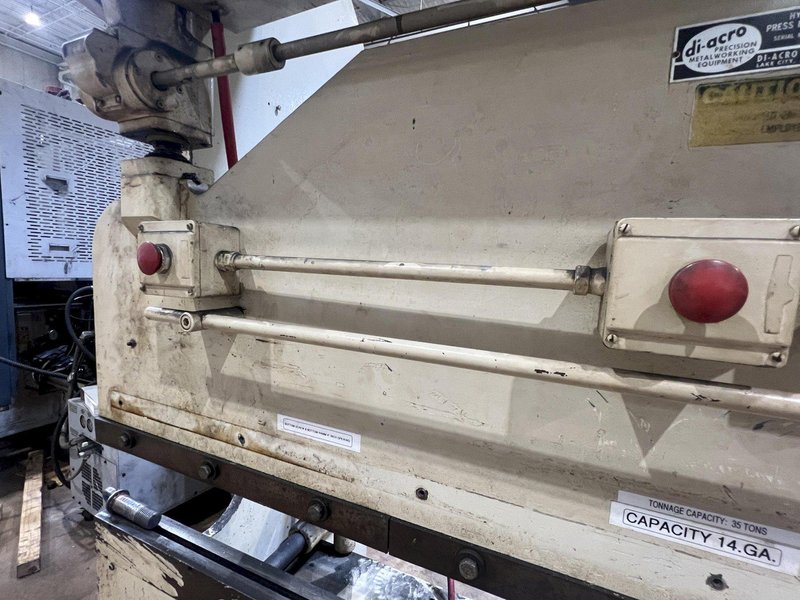 35 TON DI-ACRO MODEL 14-72 HYDRA-MECHANICAL POWER PRESS BRAKE