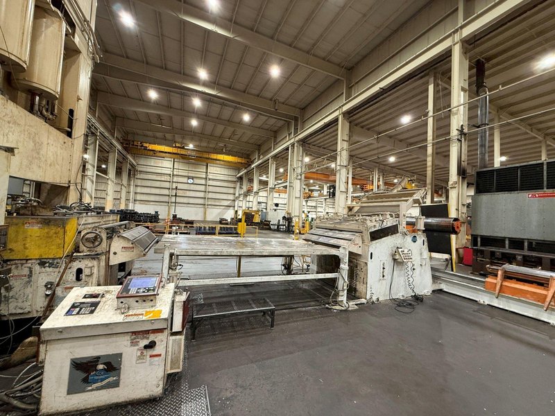 30,000 lbs. x 72 inch Coe Press Equipment "Conventional" Servo Coil Feed Line For Sale.  Can Be Seen Under Power!
