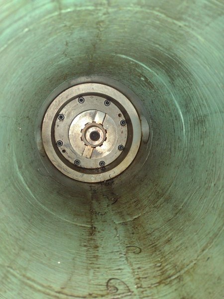50 TAPER GIDDINGS &amp; LEWIS RIGHT ANGLE BORING HEAD, OFF 5" SPINDLE MILL: YOBRO #24743