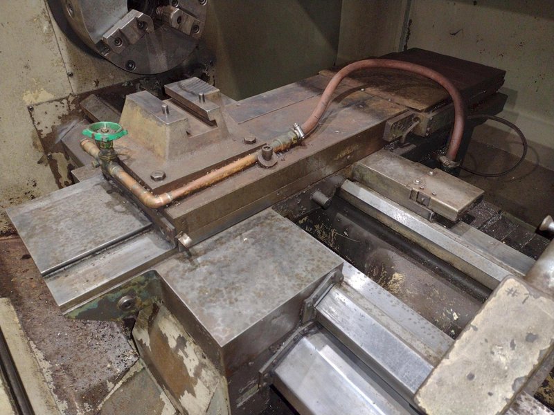 20" X 80" NARDINI MODEL LOGIC 250G CNC FLAT BED LATHE TURNING CENTER, 3.125" HOLE: STOCK #19739