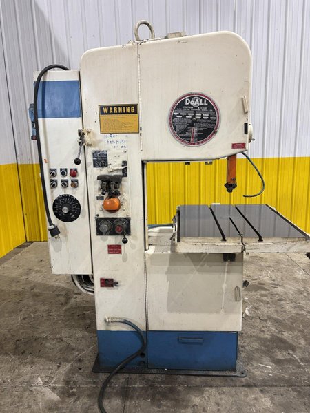 20" DOALL MODEL #2012-2H3 VERTICAL BANDSAW WITH POWER TABLE: STOCK #23564