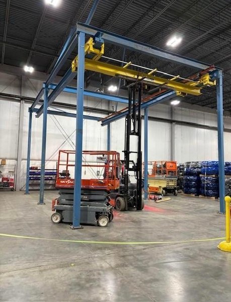 5 TON FREE STANDING GANTRY CRANE STOCK#3666