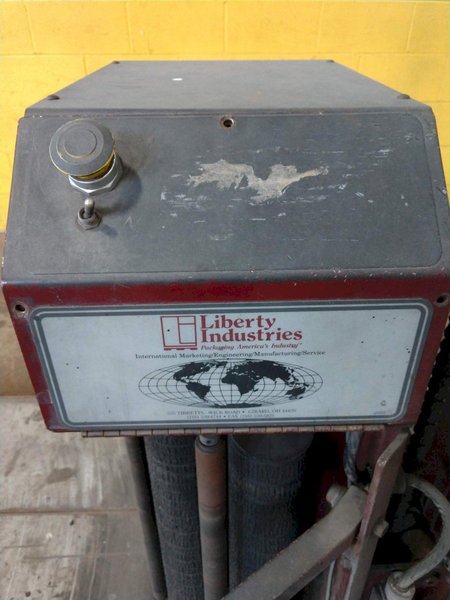 4000 LB X 48" LIBERTY INDUSTRIES SERIES 500 PLUS ROTARY TABLE STRETCH WRAPPER