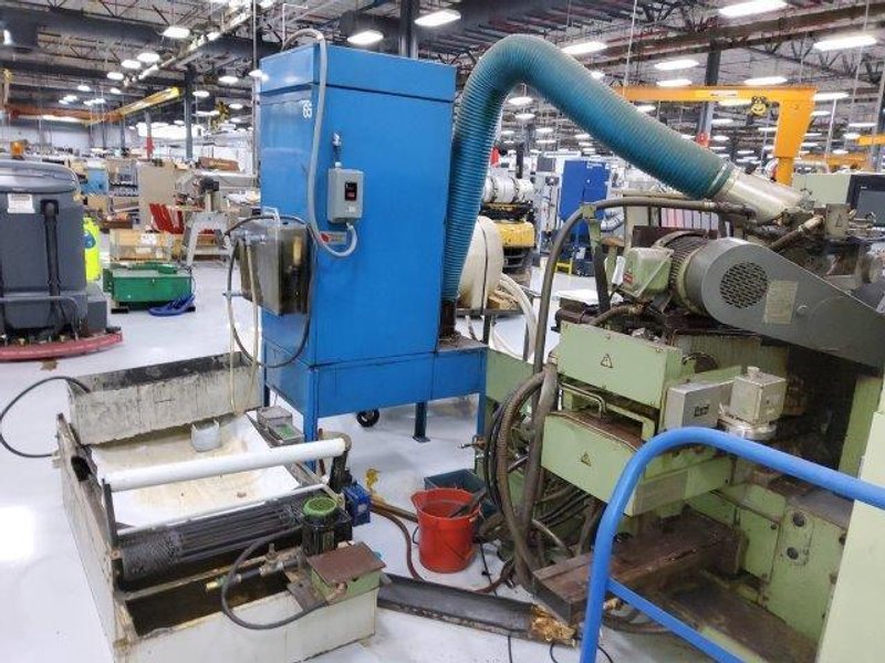 OKUMA MODEL #GA-34N CNC CYLINDRICAL GRINDER W/ TOOLING, MIST COLLECTOR &amp; FILTER: YOBRO #26469