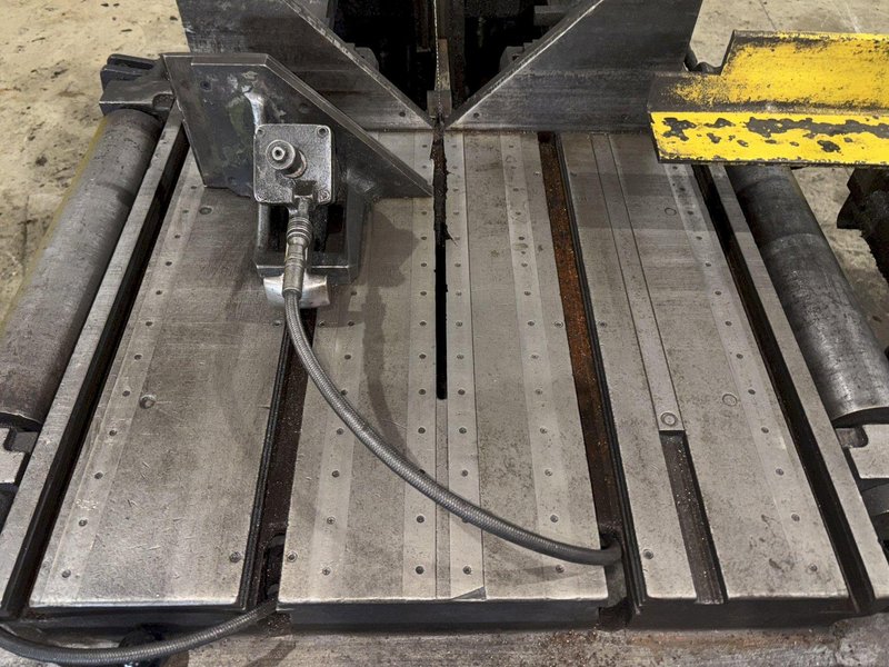 18” X 20” MARVEL MODEL #81/M4 AUTOMATIC MITRE HEAD VERTICAL BAND SAW &amp; FEED TABLE: STOCK #23277
