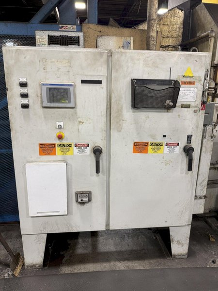 48" X 3-STAGE RANSOHOFF ROTARY DRUM BATCH AUTOMATIC PARTS DEBURR &amp; WASHER SYSTEM, NEW 2013: YOBRO #24300