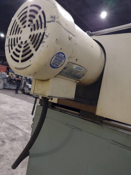 J.F. BERNS MODEL 76-JB-3 CHAMFERING MACHINE w/ 10" 3-JAW CHUCK: STOCK #23372