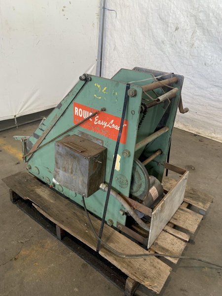 1,200 LB X 10" ROWE MODEL 810 COIL CRADLE. STOCK # 0469224.