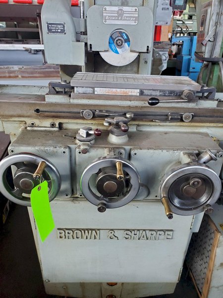 6" x 18" BROWN &amp; SHARPE SURFACE GRINDER. STOCK #0744122.
