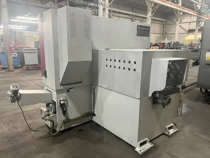 USED BEHRINGER 11.8" X 10.2" DUAL POST AUTOMATIC BANDSAW MODEL HBE 261A, Year: 2017