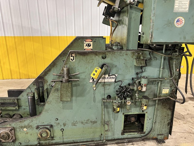 12,000 LB X 18" W X .25" FEED LEASE MODEL #FLCC-1860-P10 REVERSE LOOP COIL CRADLE STRAIGHTENER: STOCK #21163