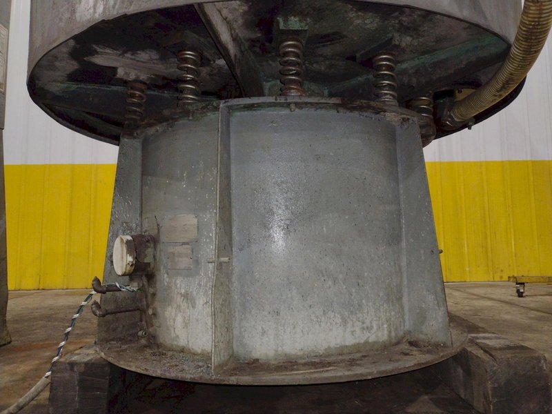14 FT3 SWECO MODEL #FMD-14LR ROTARY VIBRATORY FINISHING BOWL: YOBRO #24557