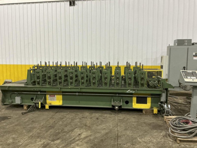 10 &amp; 12 STAND X 2" BRADBURY SIDE BY SIDE U JOINT DRIVE ROLLFORMER: YOBRO #24947