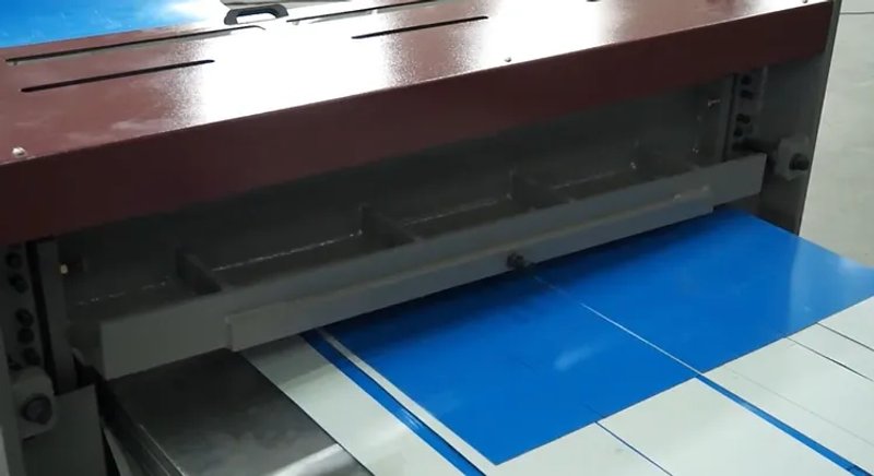 NEW GMC MODEL PS-4816GT GANG TYPE METAL POWERED SLITTER WITH PROGRAMMABLE CUT TO LENGTH