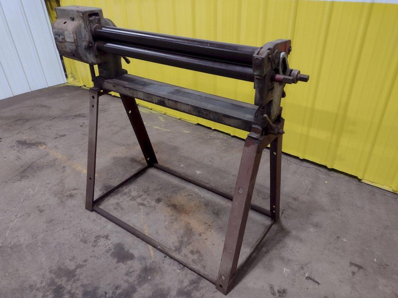 36" X 18 GAUGE PEXTO MODEL #390-F PLATE BENDING ROLL STOCK #18949