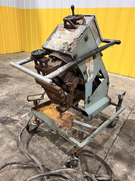1.5" GULLCO MODEL #KBM-18 PLATE BEVELING MACHINE: YOBRO #24077
