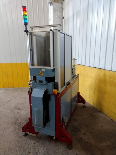 12 TON ROSENBERGER MODEL RU-12-8-DT 3/BLOW SERVO DRIVEN TUBE END FORMER: STOCK #14538