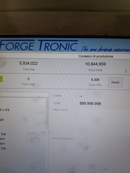 Forgetronic FT 7100HC Forging Press W/ Cefi Induction Unit (New 2021)