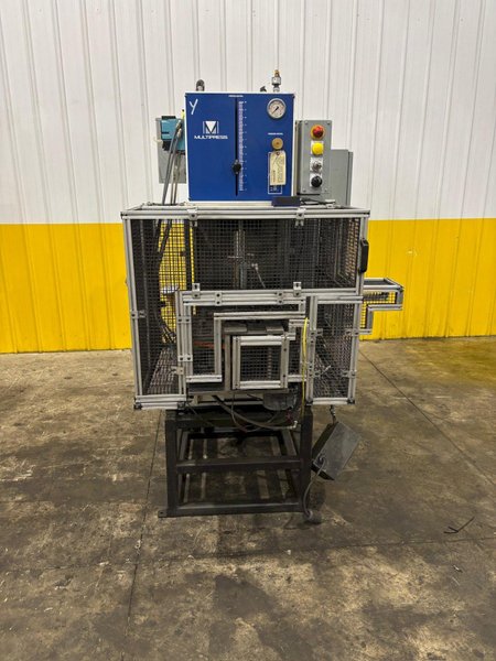 8 TON MULTIPRESS MODEL #M5P-8 HYDRAULIC C-FRAME PRESS 12" STROKE: YOBRO #24274