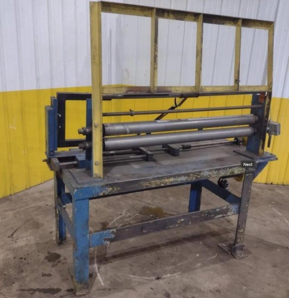 48" X 6" WEAN MOTORIZED SLITTER HEAD FOR SLITTING LINE. STOCK # 0435226