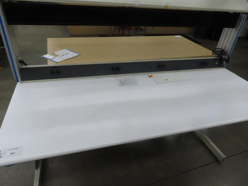 Adjustable Work Bench w Power Strip- Auction Item