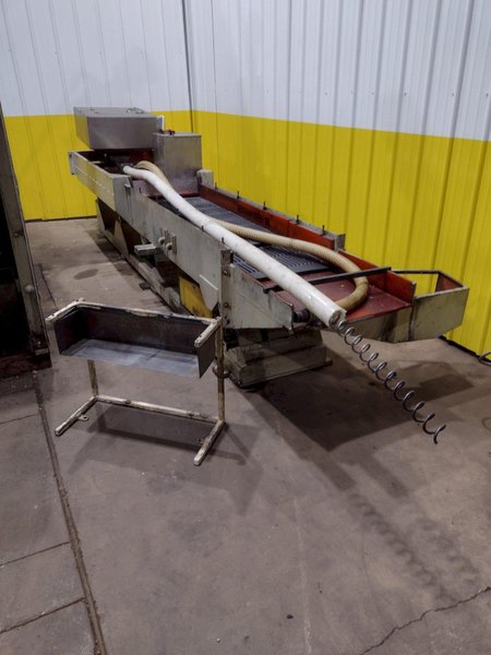 60" X 8 CU FT ALMCO MODEL V8-S TUB TYPE VIBRATORY DEBURRING FINISHING SYSTEM: STOCK #18832