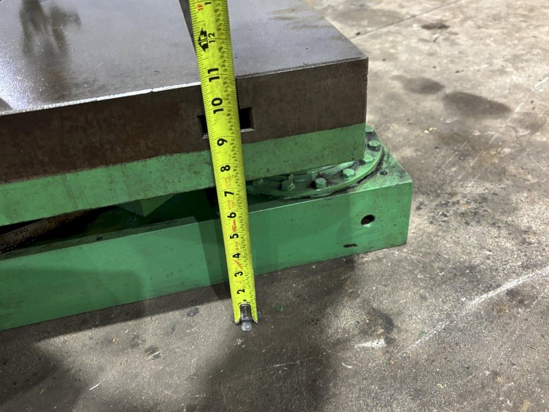 36" X 48" GIDDINGS &amp; LEWIS AIR LIFT ROTARY TABLE: STOCK #23587