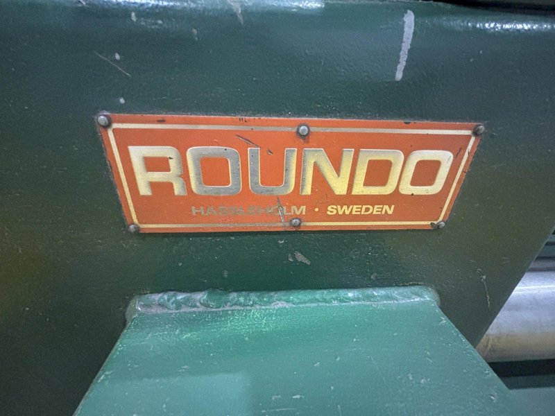 12' X 1/4" ROUNDO MODEL #PS-205 DOUBLE PINCH HYDRAULIC 3 ROLL PLATE ROLL: STOCK #23118