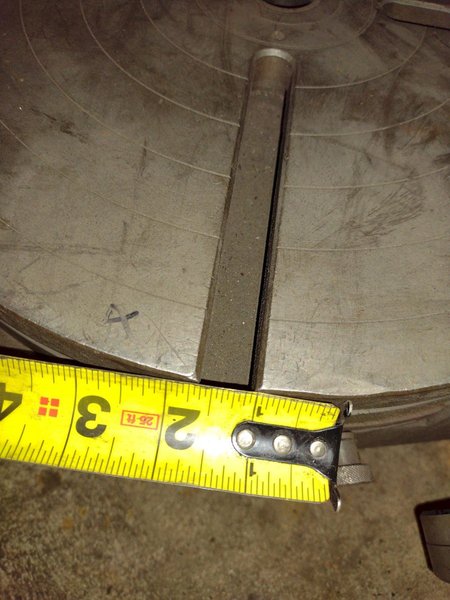 15" BRIDGEPORT MODEL #15 ROTARY TABLE: STOCK 22437
