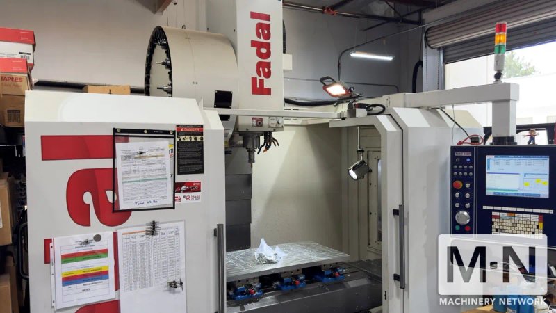 Fadal VMC 4020BII CNC Vertical Machining Center, 2017 - Low Hours