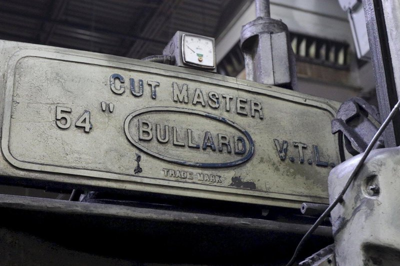 54" BULLARD CUTMASTER 4-JAW VERTICAL TURRET LATHE (VTL): STOCK #13151