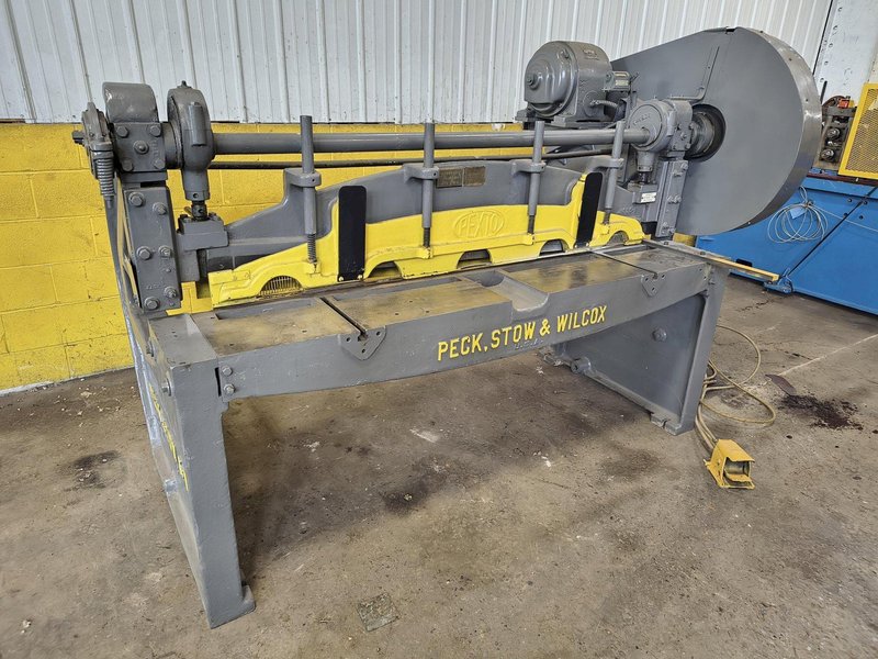 6' X 16 GAUGE PEXTO MODEL #G1720 MECHANICAL POWER SHEAR : YOBRO 26311