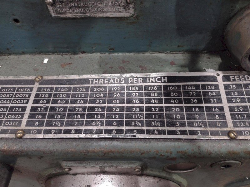 20" X 54" LODGE &amp; SHIPLEY TOOLROOM ENGINE LATHE: YOBRO #24978