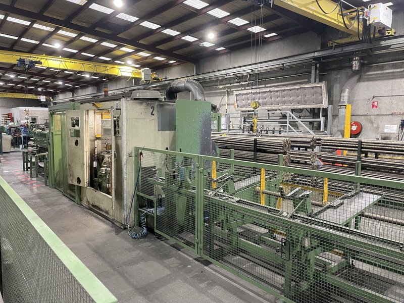 SEIKI BAR PEELER W/ INFEED &amp; OUTFEED TABLES