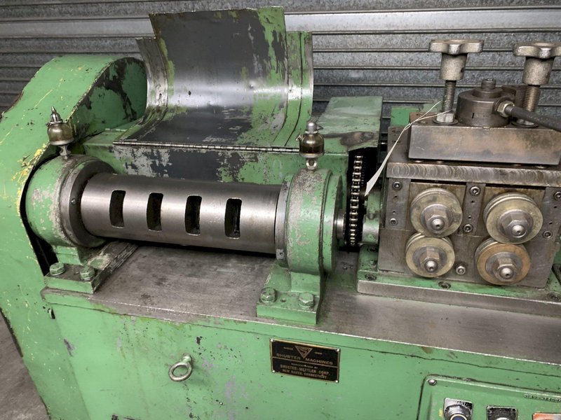 5/16" Shuster 2A4V Wire Straighten &amp; Cut Off Machine