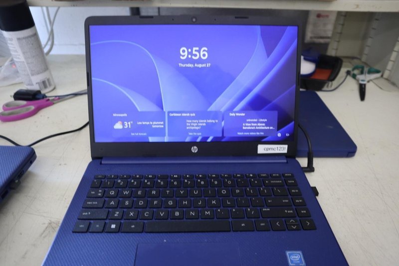 (4) Hewlett Packard Model 14-dq0055dx Laptop Computers, System info in photos.- Auction Item