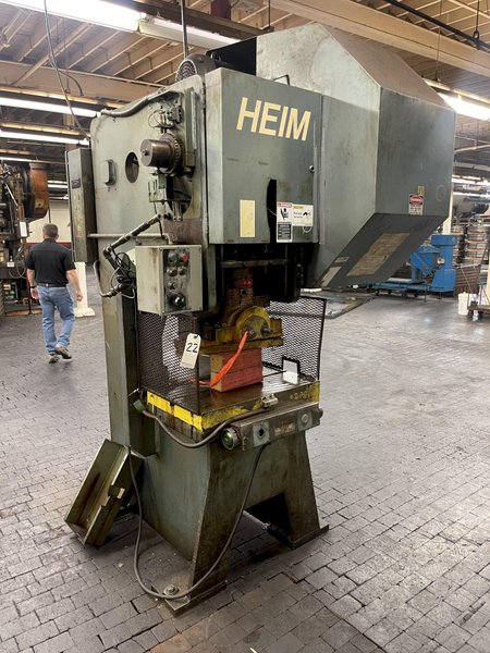 55 TON HEIM MODEL #5G GAP FRAME PRESS: STOCK #75359