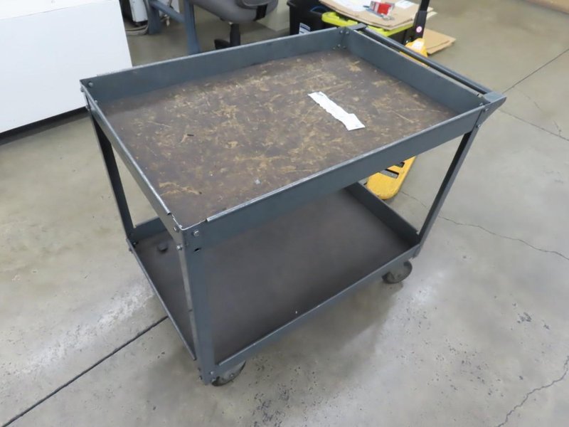 Metal Cart Portable on Casters- Auction Item