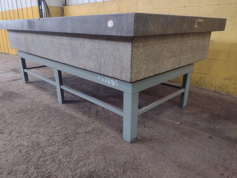 8' X 4' X 14" MITCHELL PRECISION LAYOUT INSPECTION GRANITE TABLE: STOCK #23805